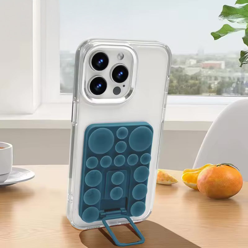 Silicone Suction Mobile Phone Folding Stand Holder