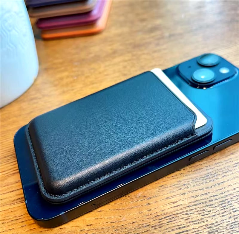 Fold Magnetic Wallet Stand For Magsafe iPhones - Brown