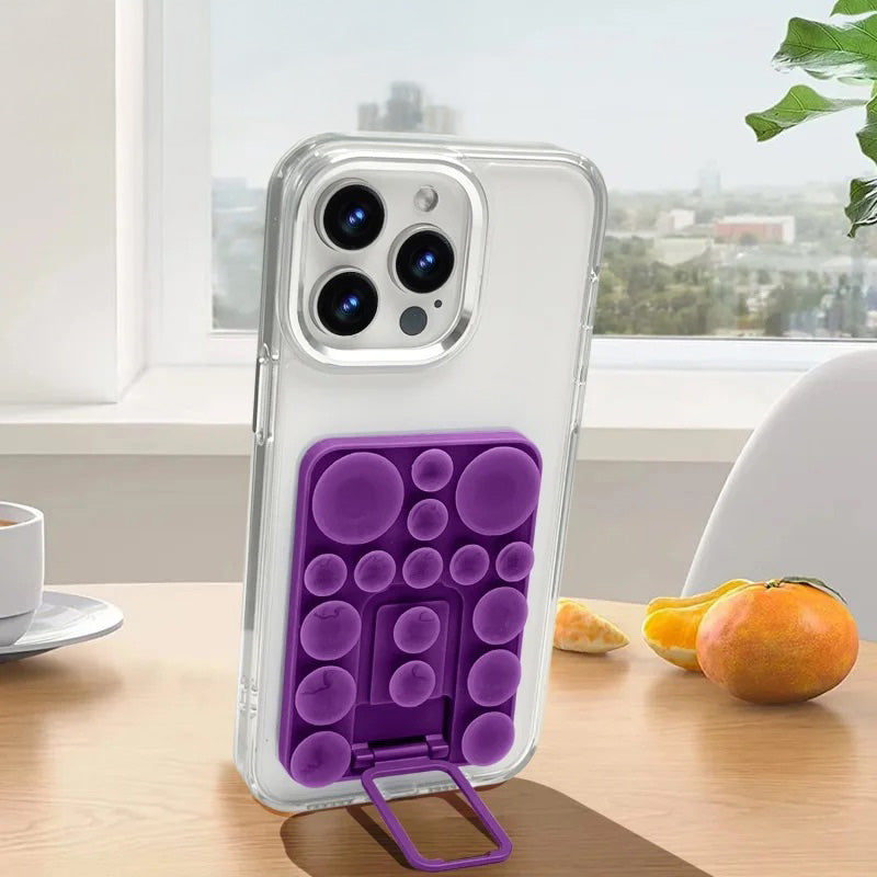 Silicone Suction Mobile Phone Folding Stand Holder