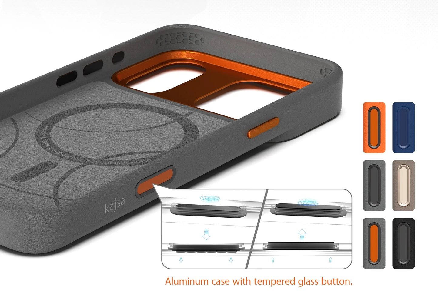 Kajsa Splendid Series Collection - Flash Pattern Case for iPhone 17 Pro Max (MagSafe Compatible)