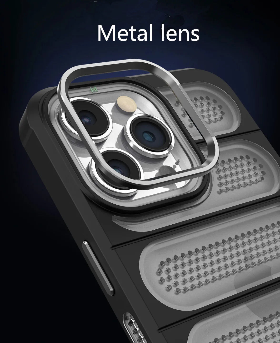 Hollow Mesh Heat Cooling Shockproof Case for iPhone 14 Pro Max