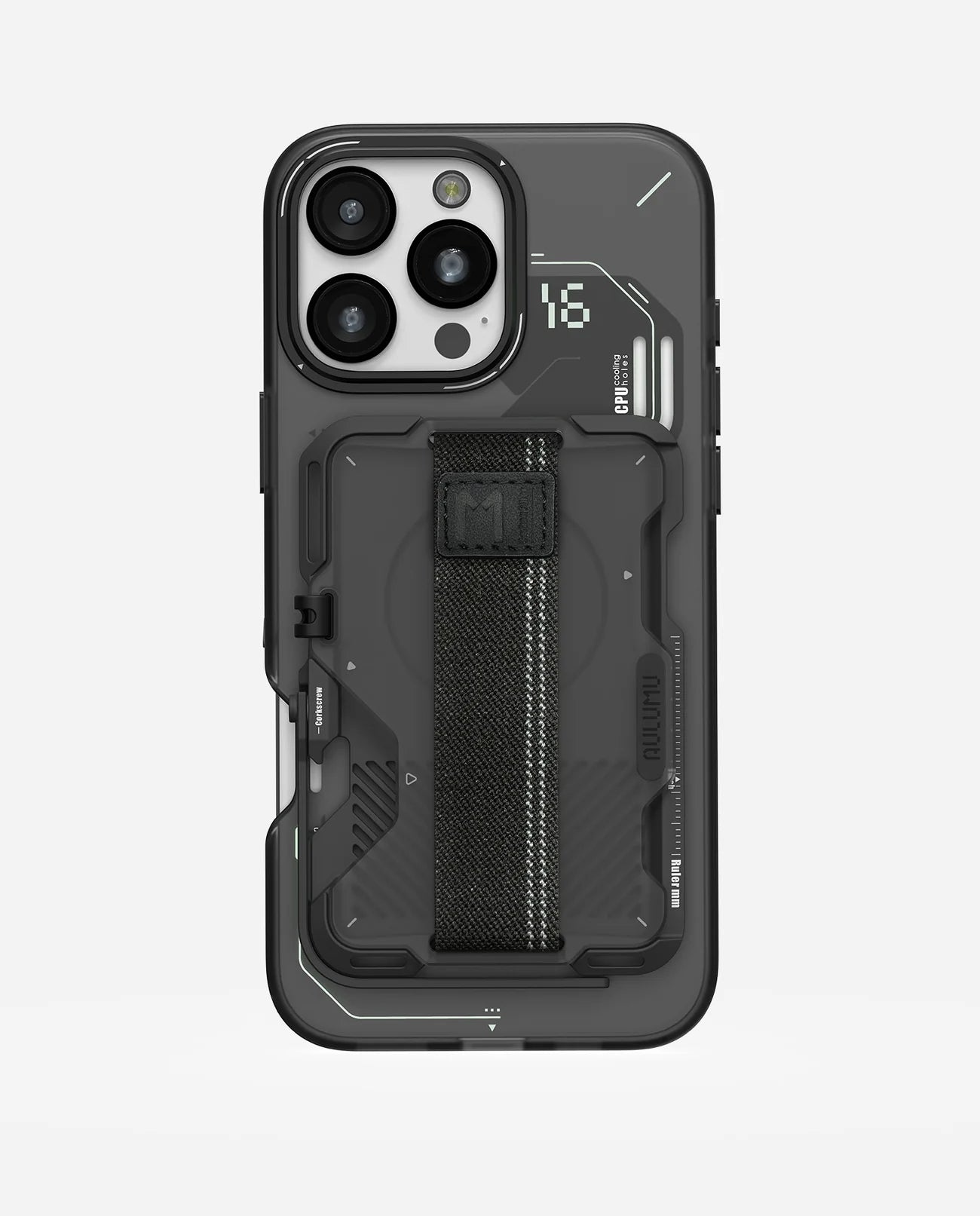 AULUMU G03 Multi-Tool Magnetic Metal Wallet | Frosted Cover | MagSafe