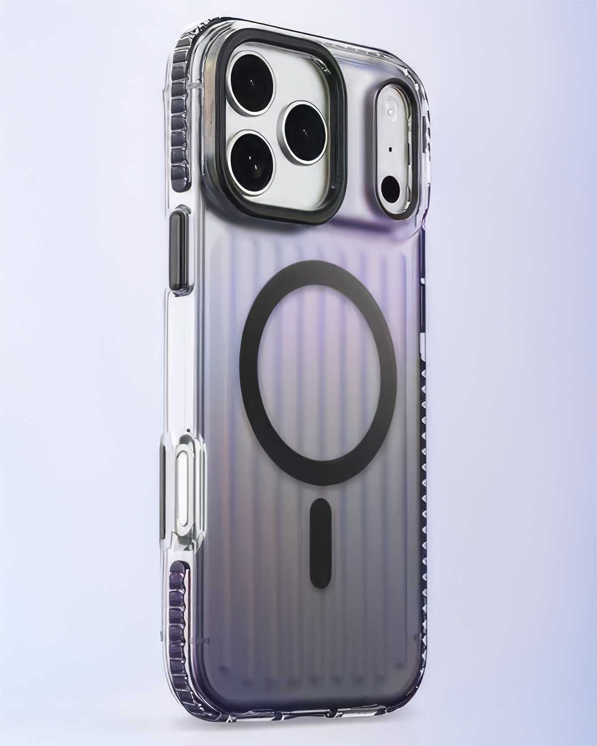 Lanex Striped Gredient Suitcase Magnetic Case for iPhone 17 Pro Max - TecHub