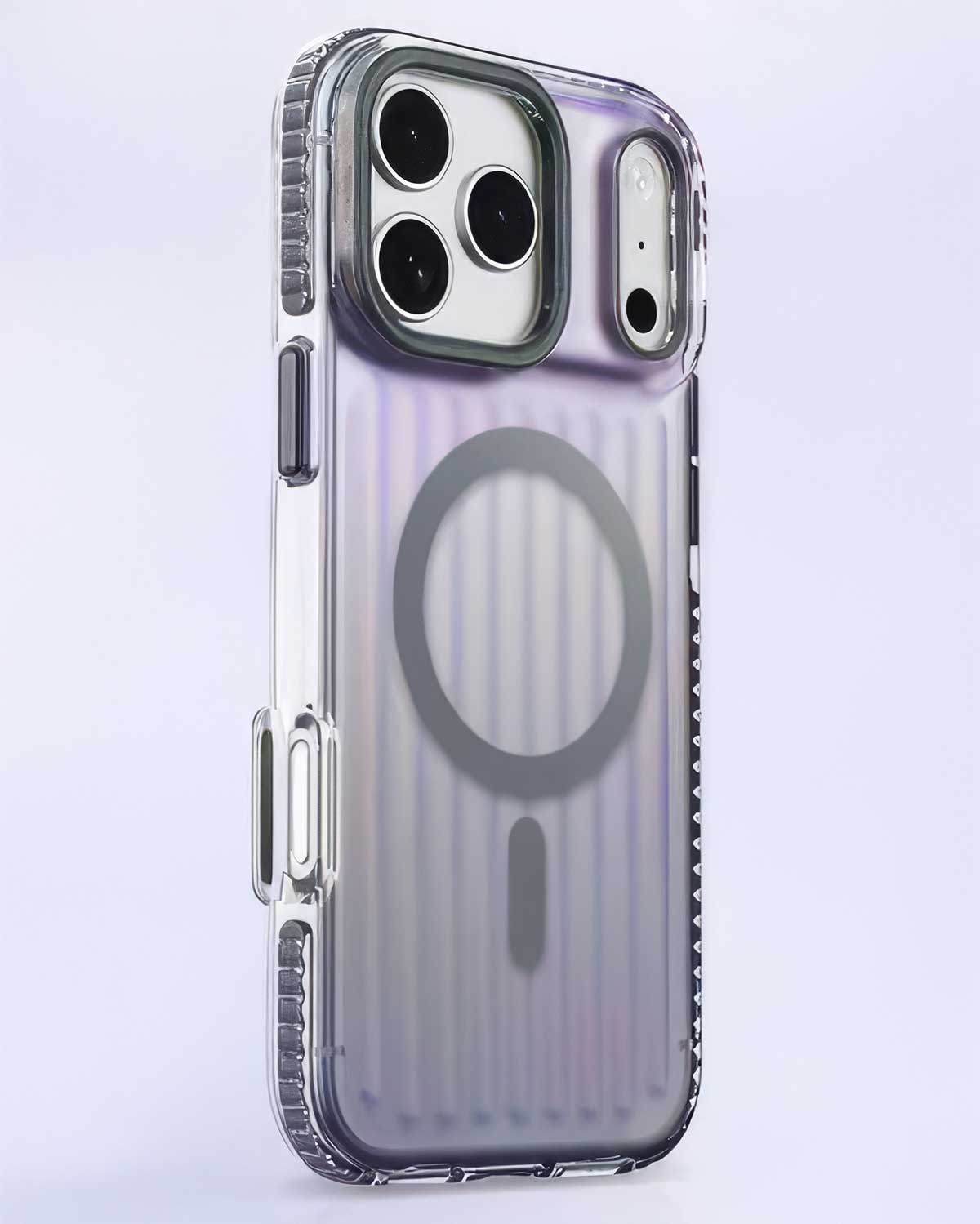 Lanex Striped Gredient Suitcase Magnetic Case for iPhone 17 Pro Max - TecHub