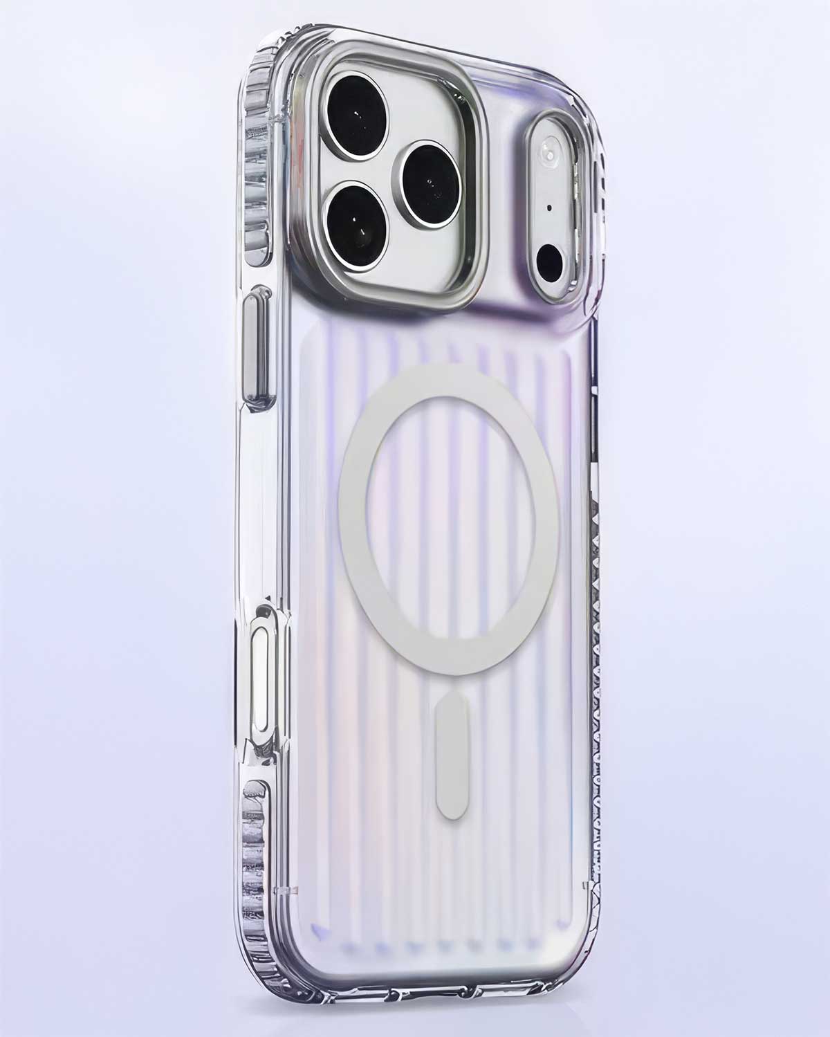 Lanex Striped Gredient Suitcase Magnetic Case for iPhone 17 Pro Max - TecHub