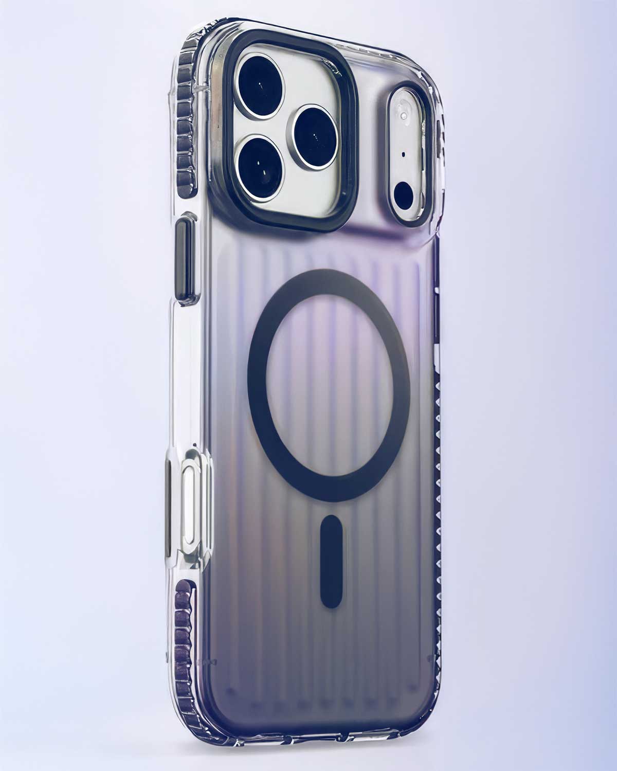 Lanex Striped Gredient Suitcase Magnetic Case for iPhone 17 Pro Max - TecHub