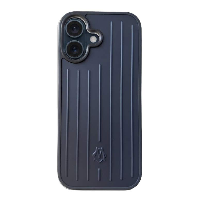 Vertical Striped Luggage Style Full Coverage Case for iPhone 16