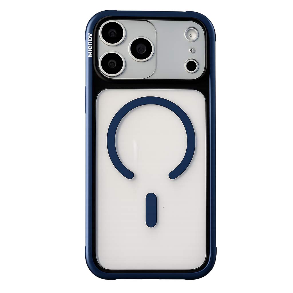 NJOYNY Steel Armor MagSafe Case 10ft Drop Protection for iPhone 17 Pro Max