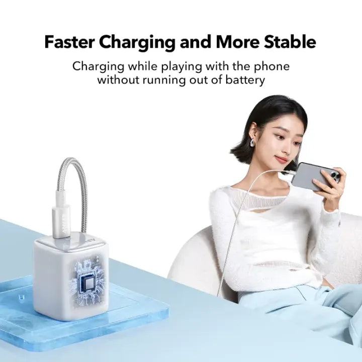 Anker Zolo 30W Compact GaN Adapter with PowerIQ 3.0 USB-C Fast Charger - TecHub