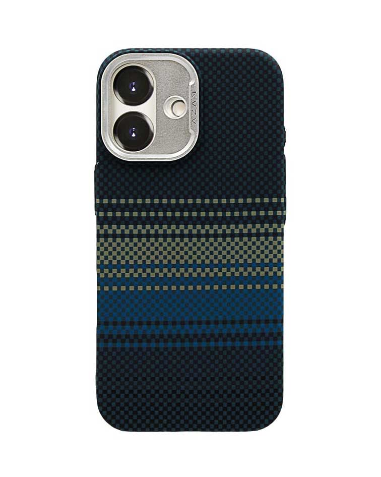 KVZV Woven Color Pattern Series MagSafe Case for iPhone 17