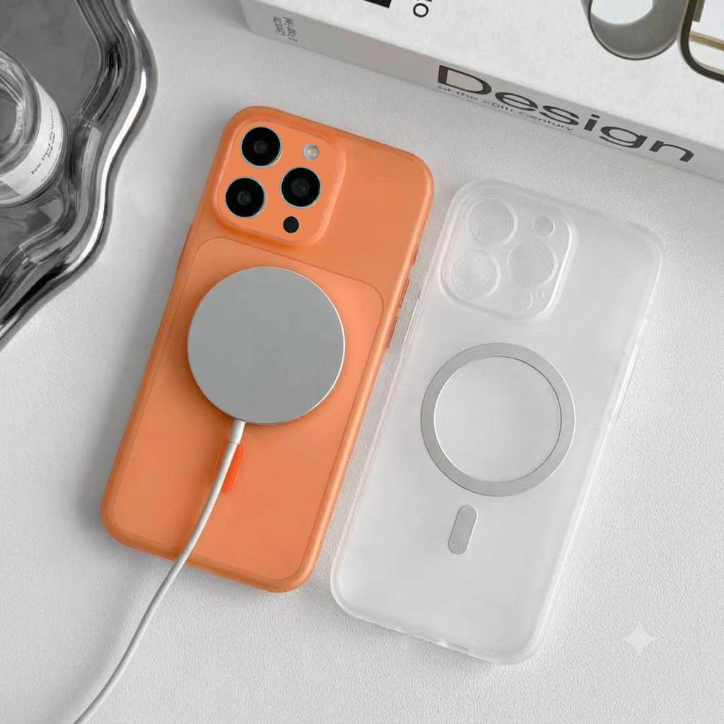 Ultra-thin MagSafe Soft Transparent Matte TPU Silicone for iPhone 16 Pro Max