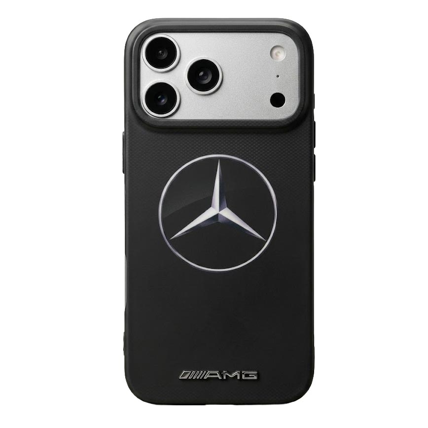 BM/MER Silicone Matte Case with Metal Emblem Shockproof Case for iPhone 17 Pro Max