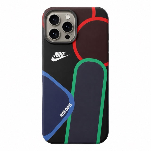 Sports Brands Silicone Matte Shockproof Case for iPhone 16 Pro Max