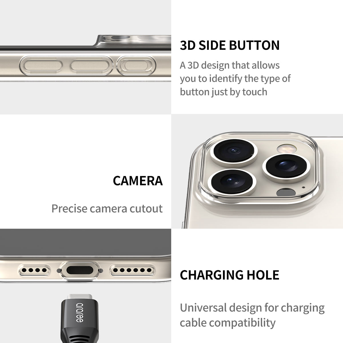 Araree A-Fit Case iPhone 16 - Clear