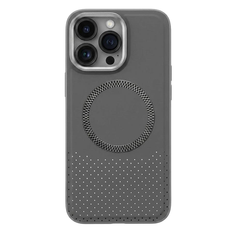 Hard MagSafe Leather And Textured Case for iPhone 16 Pro Max