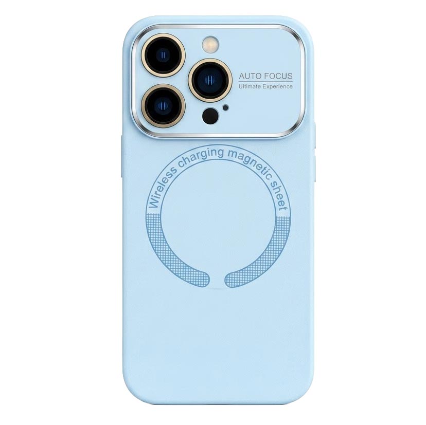 TecHub Magnet Design Liquid Silicone Case for iPhone 14 Pro Max, showcasing sleek liquid silicone material and magnetic features.
