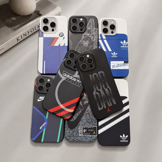 Sports Brands Silicone Matte Shockproof Case for iPhone 16 Pro Max