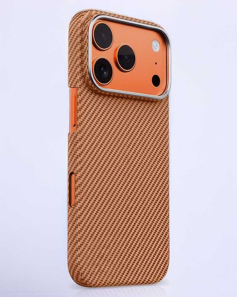 Lanex Luxury MagSafe Ultra-slim Diamond Cut Carbon Fiber Case for iPhone 17 Pro Max