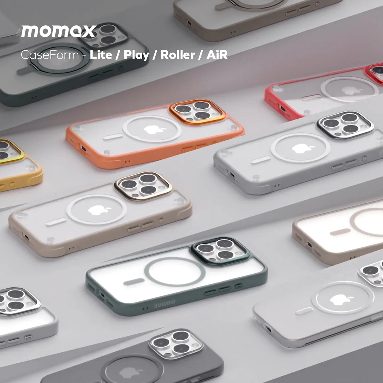 Momax CaseForm Play Reinforced Case With MagSafe for iPhone 16 Pro Max