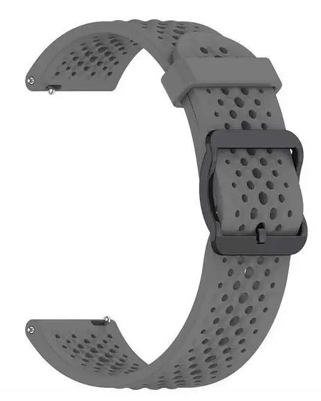 Round Breathable Mesh Silicone Band for Apple Watch 42/44/45/46/49 mm - Grey