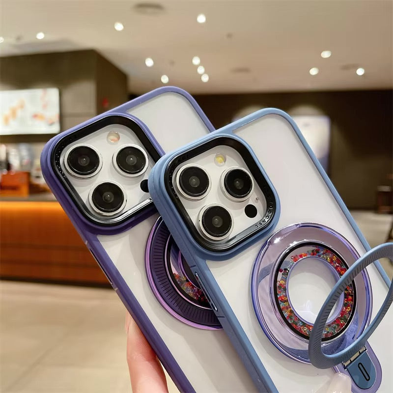 Fashion Magnetic Diamonds Case for iPhone 15 Pro Max