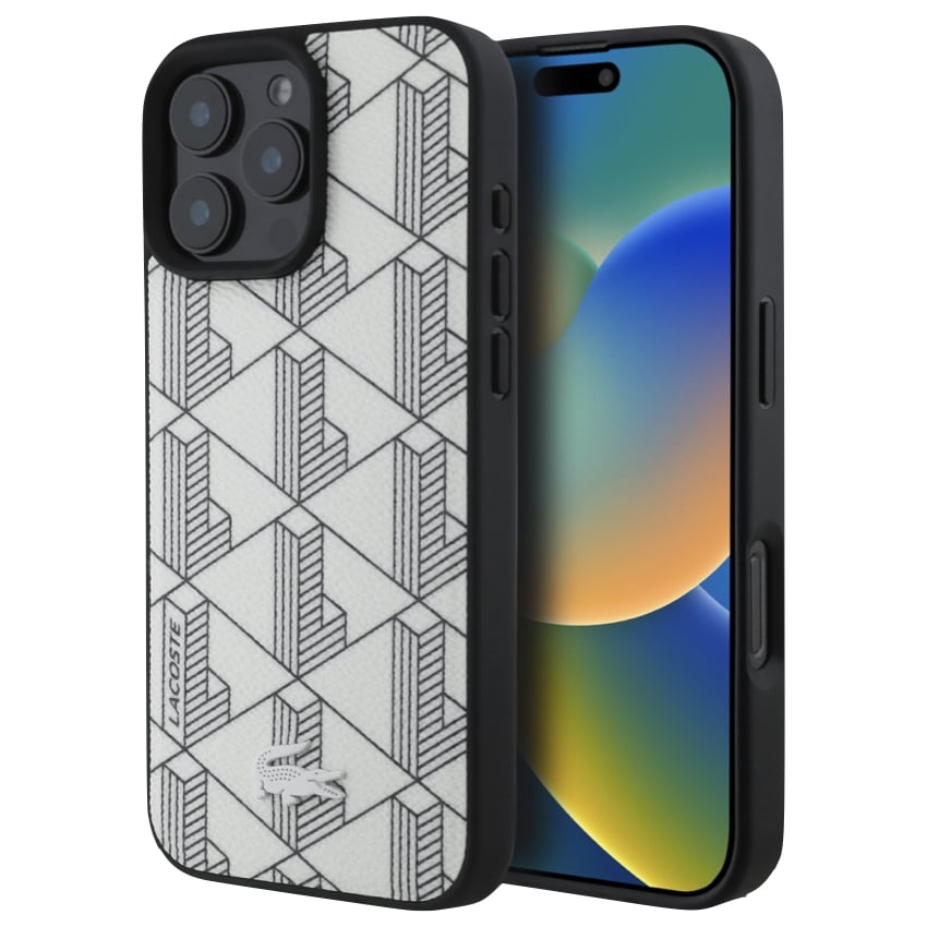 Lacoste Hard PC Leather Case for iPhone 14 Pro Max