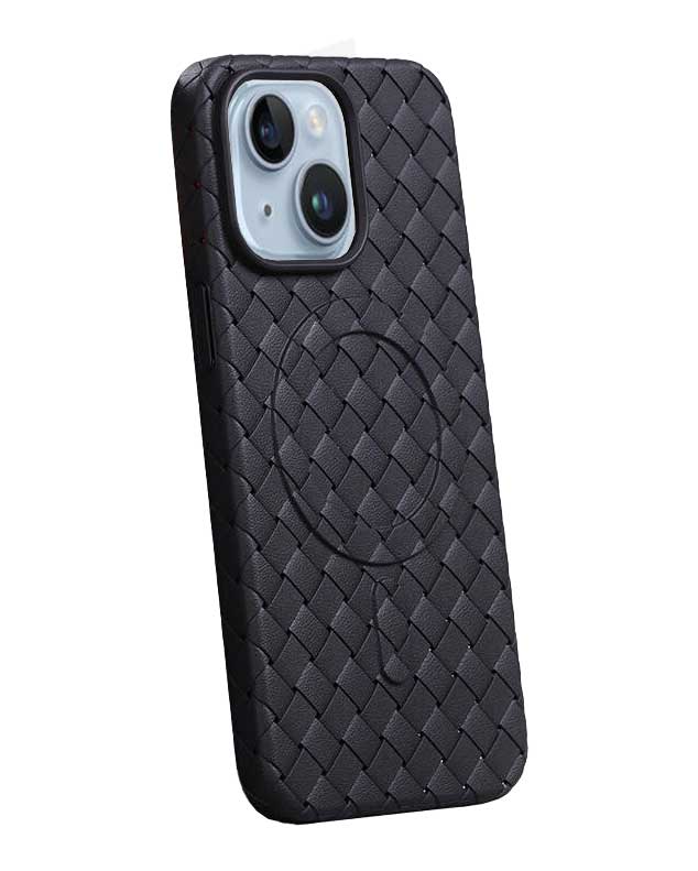 Joyroom Braided Series Magsafe Magnetic Case for iPhone 14/13 - Black