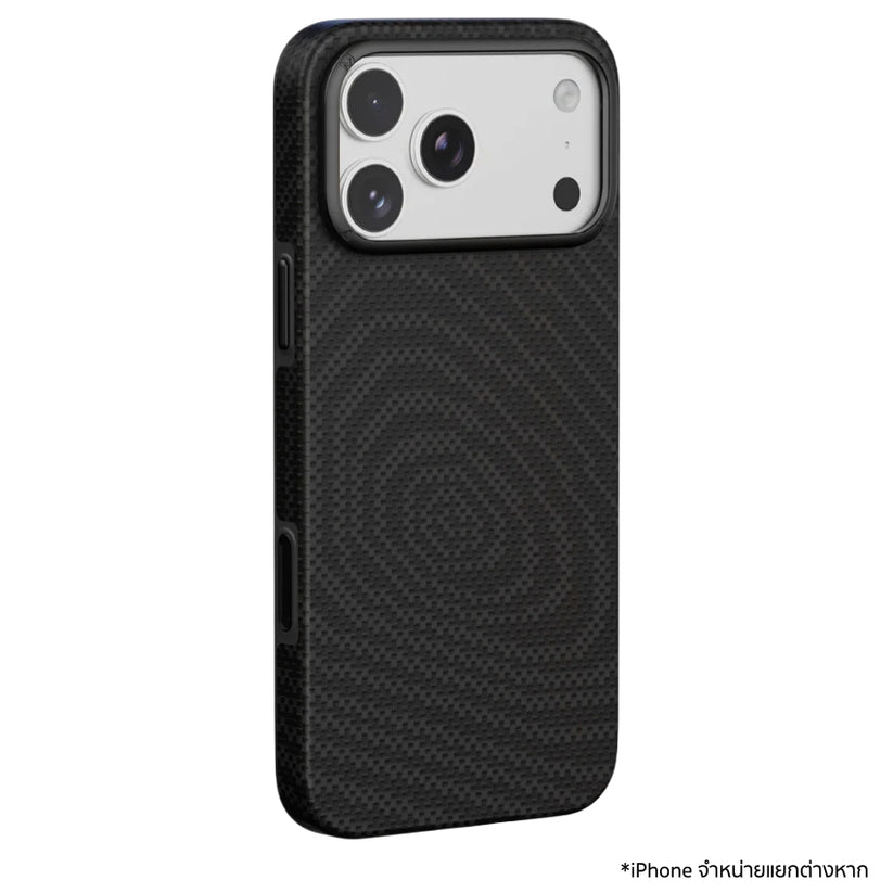 Momax Sōma Carbon – City Wave Aramid Magnetic Case for iPhone 17/18 Pro Max