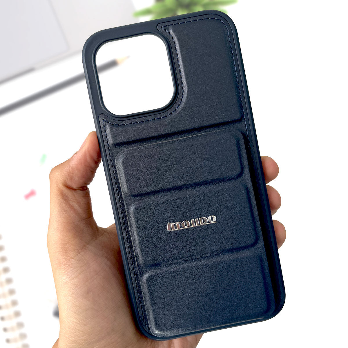 Leather MagSafe Wallet and Stand Case Shockproof for iPhone 15 Pro Max