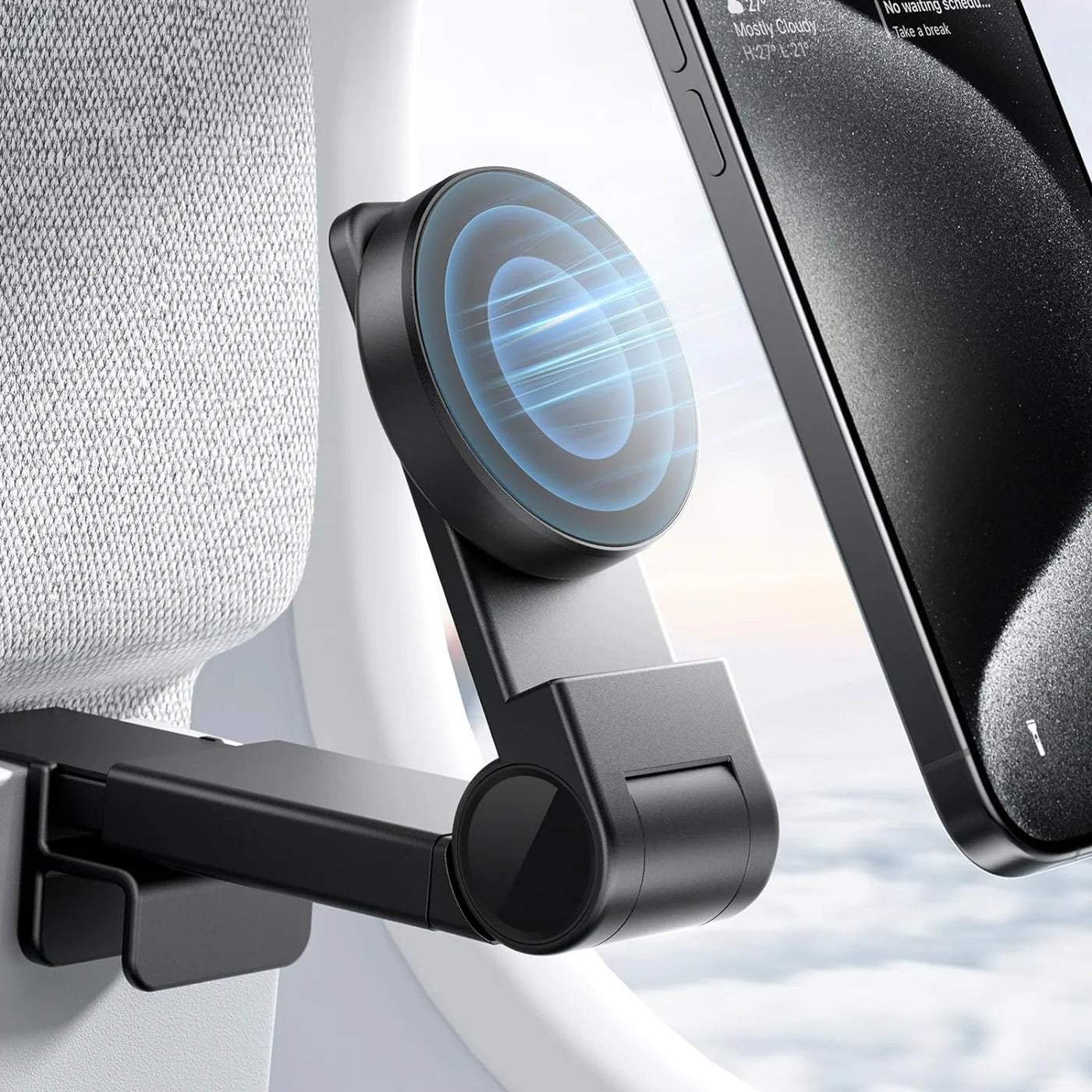 Jsaux Magnetic Ultra Compact Phone Holder - Black