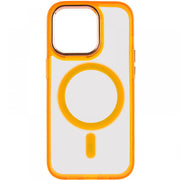Matte frosted Crush M MagSafe case for iPhone 15 Pro Max, featuring a sleek protective design and precise cutouts.