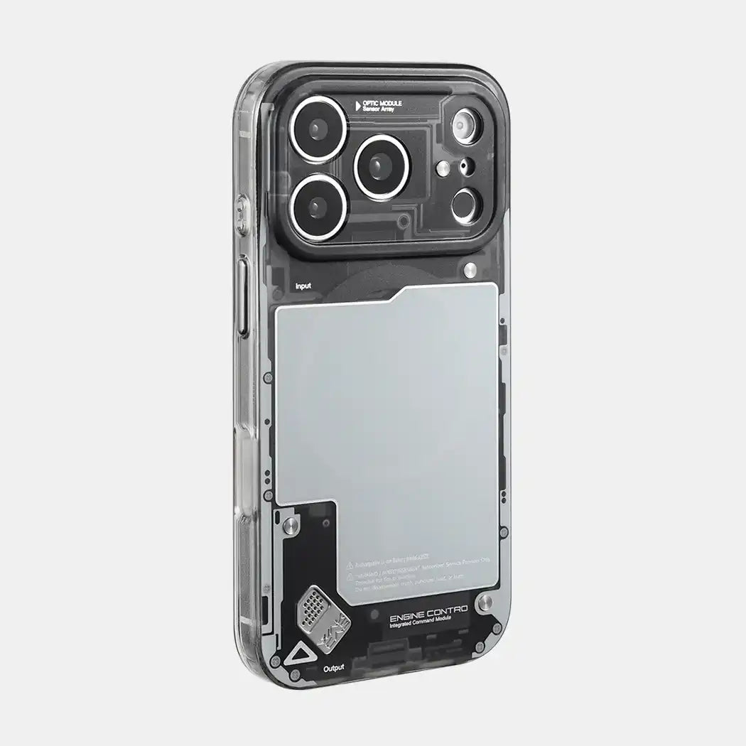 WAKCAS Black See-Through Matte MagSafe iPhone Case for iPhone 17 Pro Max - Matte Black See-Through