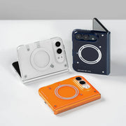 WAKCAS Matte Semi-Transparent Magnetic Case for iPhone Duo