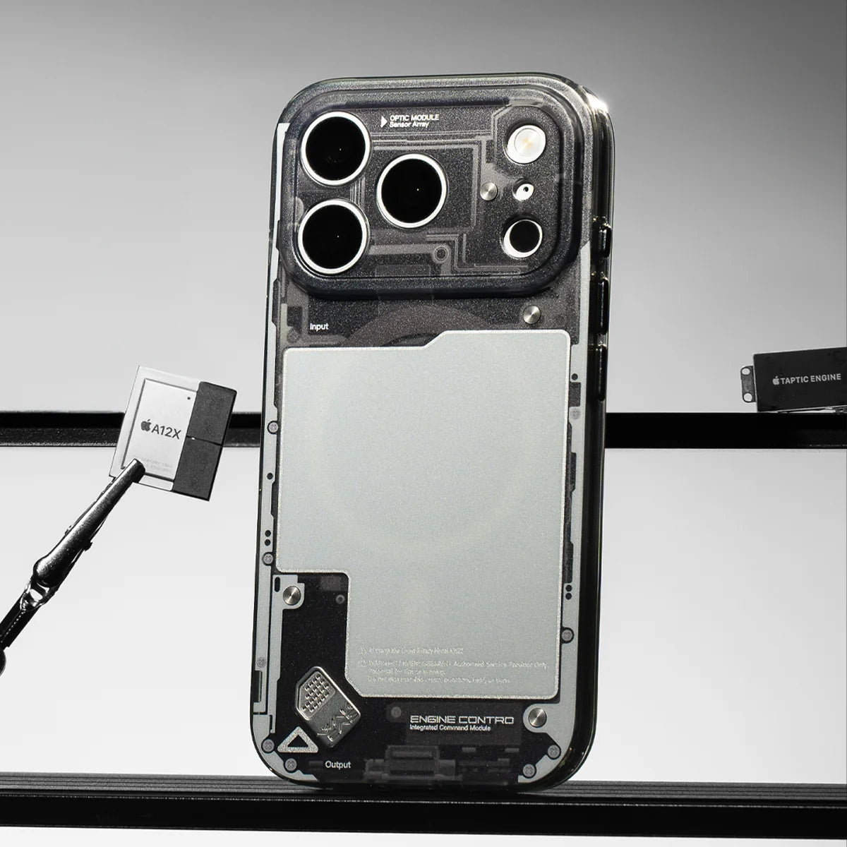 WAKCAS Black See-Through Matte MagSafe iPhone Case for iPhone 17 Pro Max - Matte Black See-Through