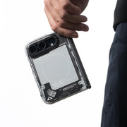 WAKCAS Chip Design MagSafe iPhone Duo Case - Matte Black Case