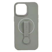 TecHub Invisible Magnetic Liquid Silicone Rotating iPhone 15 Case showing sleek design and magnetic closure on a white background.