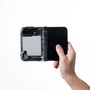 WAKCAS Chip Design MagSafe iPhone Duo Case - Matte Black Case