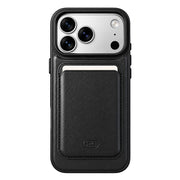 TecHub HDCI Premium Back Leather Magnet Wallet Case with Cardholder for iPhone 17/18 Pro Max, featuring a sleek leather design.