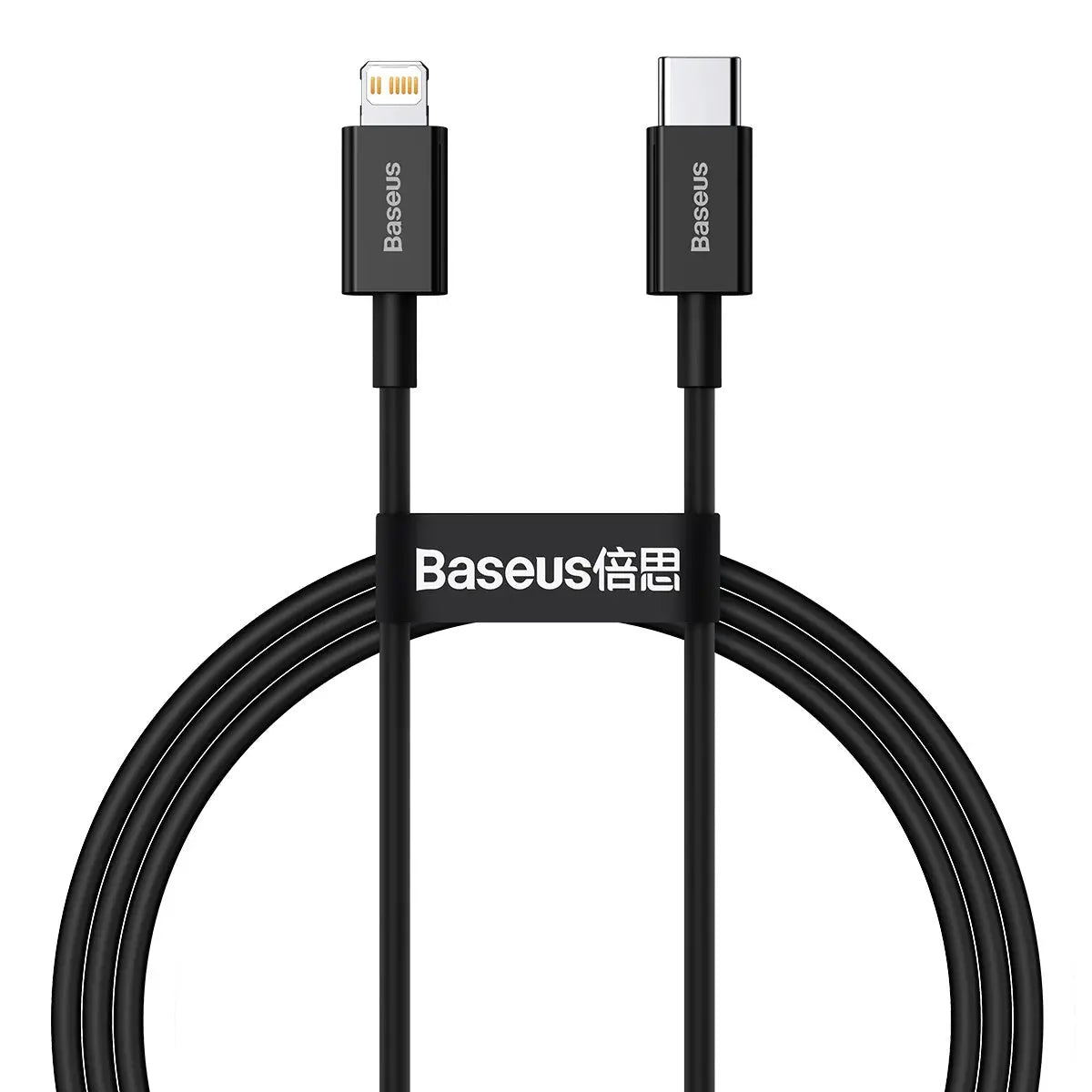 كابل شحن ونقل بيانات Baseus Superior Series من Type-C إلى Lightning، يدعم PD بقدرة 20W وبطول 2 متر - TecHub