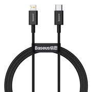 كابل شحن ونقل بيانات Baseus Superior Series من Type-C إلى Lightning، يدعم PD بقدرة 20W وبطول 2 متر - TecHub
