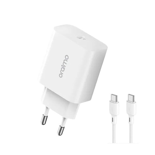 Oraimo PowerCube 20 PD 20W Type-C to Type-C Wall Charger Kit