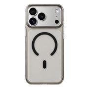 Clear acrylic MagSafe case for iPhone 17/18 Pro Max by TecHub, showing slim, transparent protective cover with MagSafe ring.