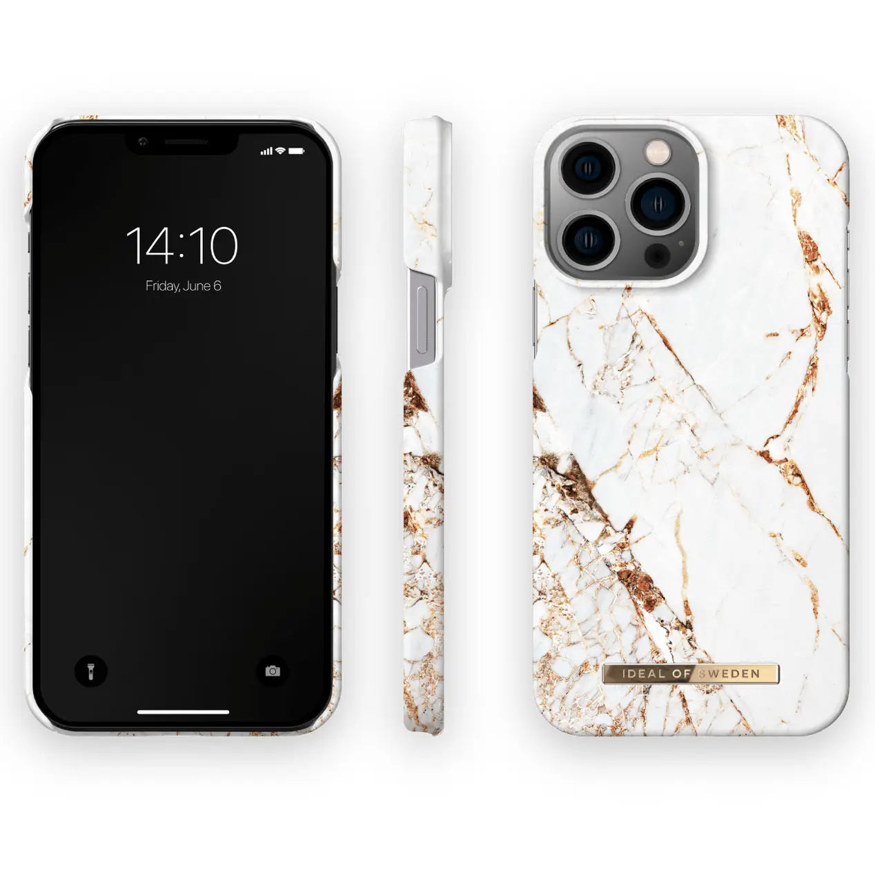 Ideal of Sweden Golden Carrara Gold for iPhone 14 Pro Max - TecHub