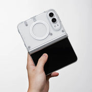 WAKCAS Matte Semi-Transparent Magnetic Case for iPhone Duo