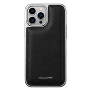 TecHub Dulero Pump luxury electroplated shiny iPhone 15 Pro Max case with sleek, reflective finish and durable protection.