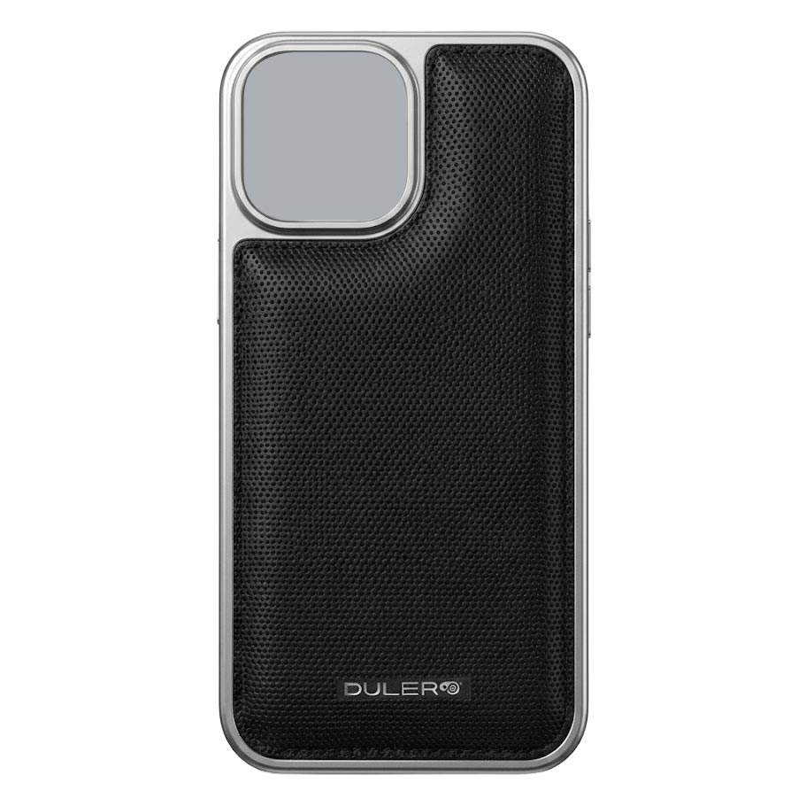 TecHub Dulero Pump luxury electroplated shiny iPhone 15 case with a sleek, reflective finish and durable design.