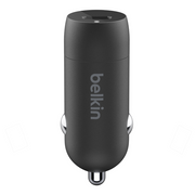 شاحن سيارة Belkin BoostCharge بقدرة 18W مع كابل USB-C إلى Lightning - TecHub