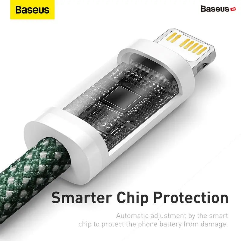 Baseus Dynamic 2 Series USB-C - To Lightning PD 20W 1m - Green - TecHub