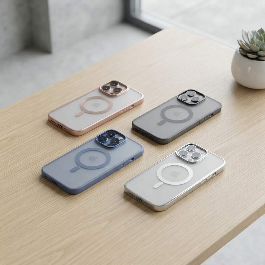 Ultra-thin Full-coverage PC Frosted Electroplating for iPhone 16 Pro Max