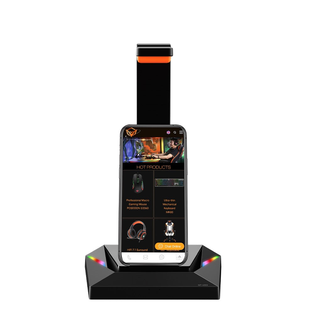 MEETION U003 Led backlight Mobile/Gaming Headset Stand